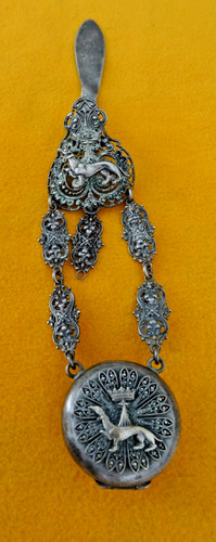 Chatelaine montre de - chatelaine, col